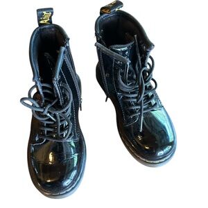 Dr Marten Black Ankle Boots